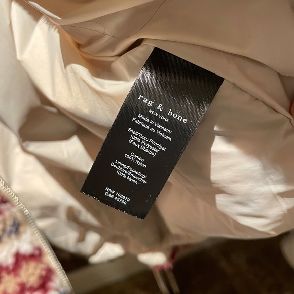 Rag& Bone Ivory Hoodie Coat - Picture 5 of 5